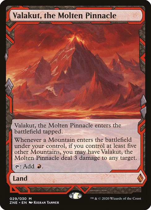 Valakut, the Molten Pinnacle - Zendikar Rising Expeditions Mythic Card