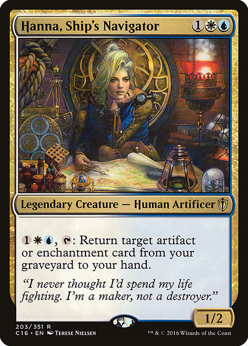 Hanna, Ship's Navigator - Commander 2016 Rare Card