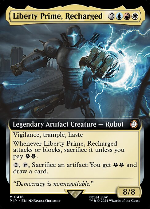 Liberty Prime, Recharged - Fallout Mythic Card