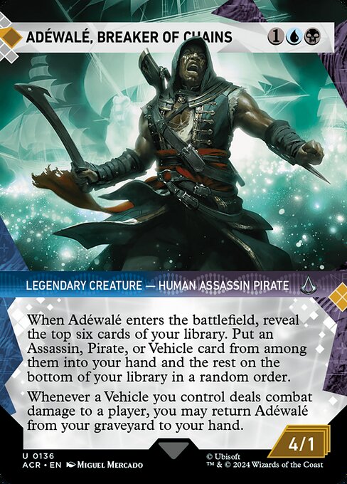 Adéwalé, Breaker of Chains - Assassin's Creed Uncommon Card