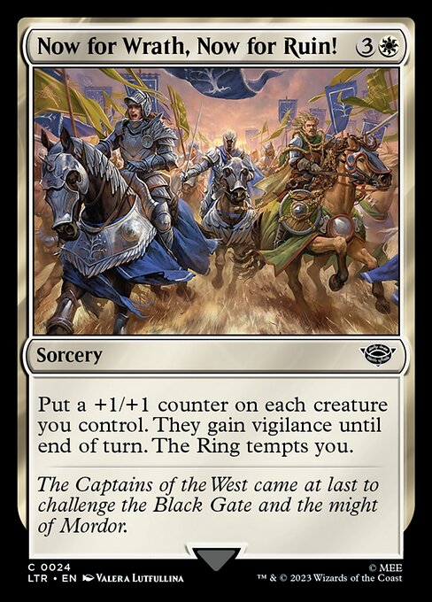 Now for Wrath, Now for Ruin! - The Lord of the Rings: Tales of Middle-earth Common Card
