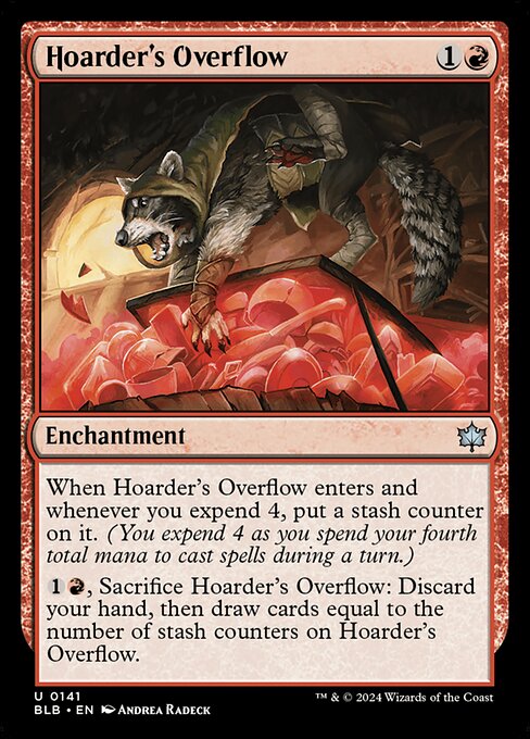 Hoarder's Overflow - Bloomburrow Uncommon Card