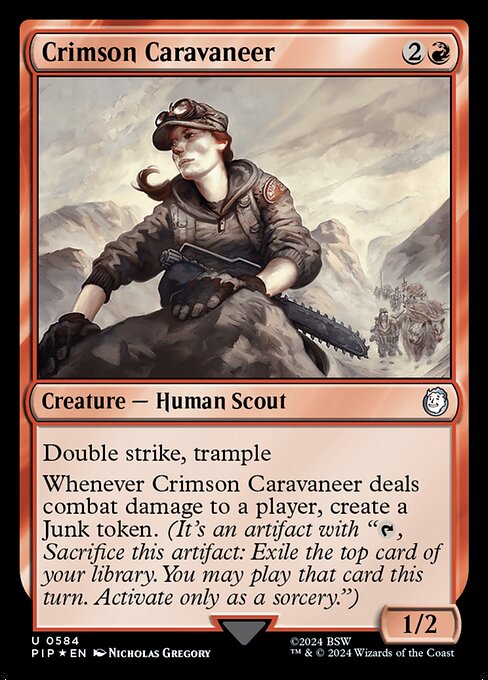 Crimson Caravaneer - Fallout Uncommon Card