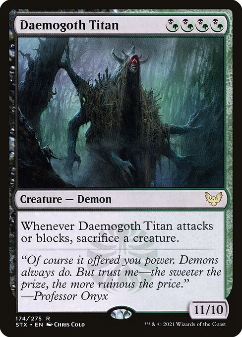 Daemogoth Titan - Strixhaven: School of Mages Rare Card
