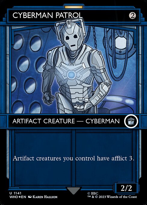 Cyberman Patrol - Doctor Who Uncommon Card