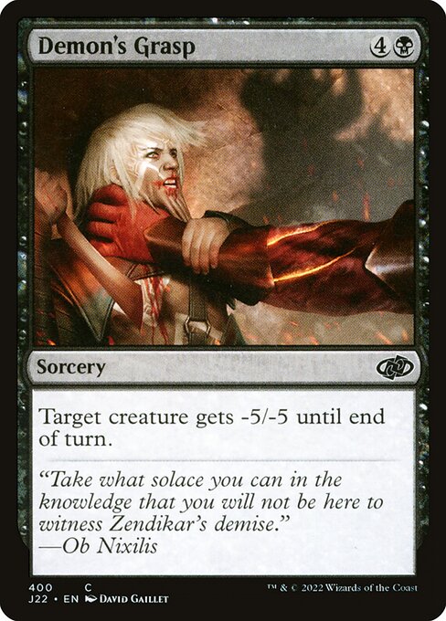 Demon's Grasp - Jumpstart 2022 Common Card