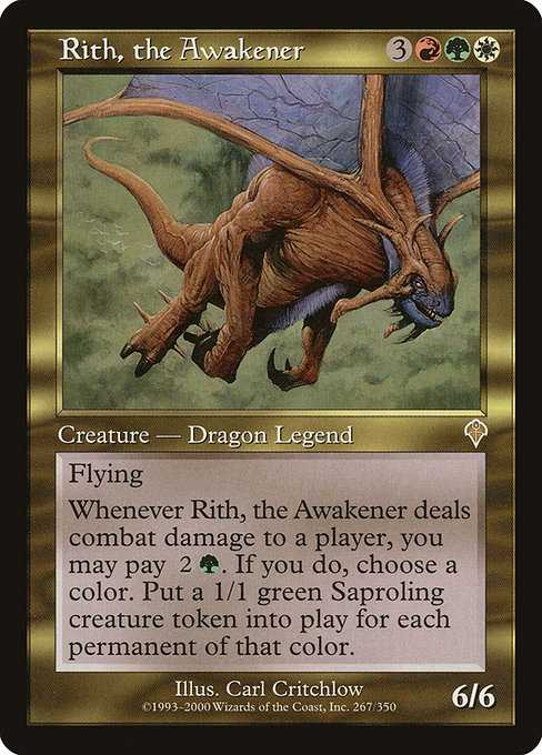 Rith, the Awakener - Invasion Rare Card