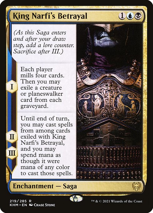 King Narfi's Betrayal - Kaldheim Rare Card