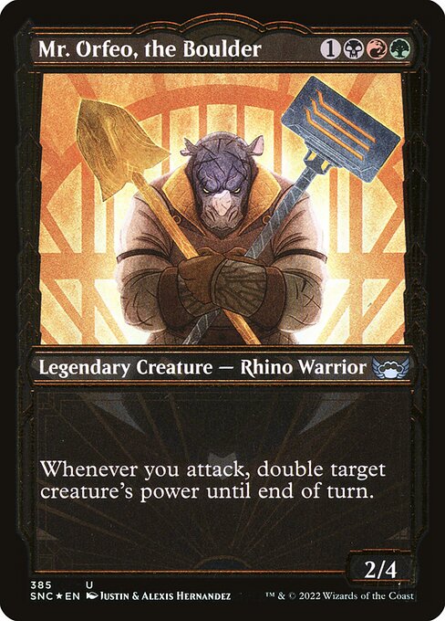 Mr. Orfeo, the Boulder - Streets of New Capenna Uncommon Card