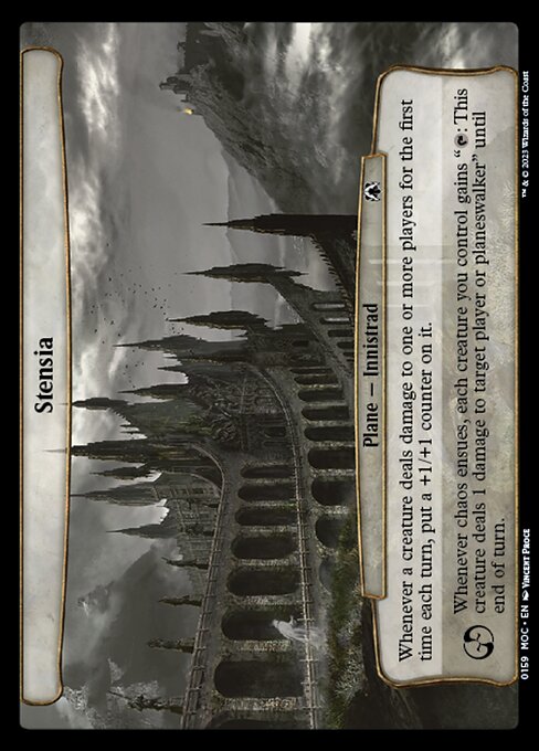 Stensia - March of the Machine Commander Common Card