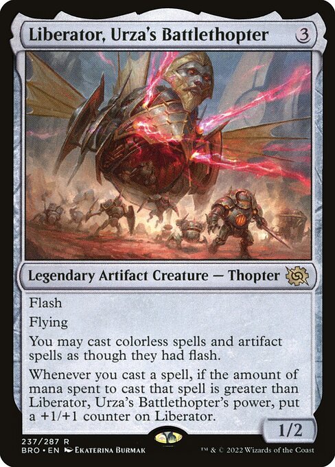 Liberator, Urza's Battlethopter - The Brothers' War Rare Card
