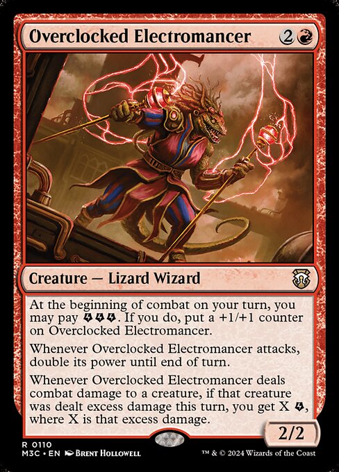 Overclocked Electromancer - Modern Horizons 3 Commander Rare Card