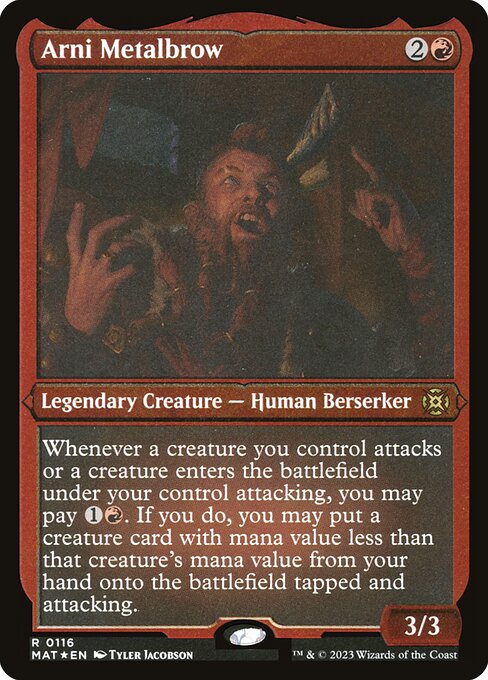 Arni Metalbrow - March of the Machine: The Aftermath Rare Card