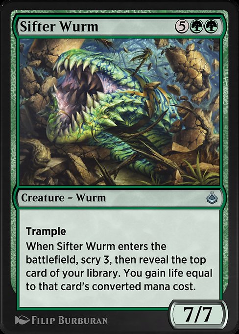 Sifter Wurm - Amonkhet Remastered Uncommon Card