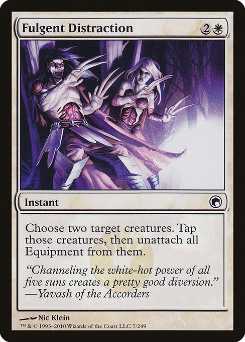 Fulgent Distraction - Scars of Mirrodin Common Card