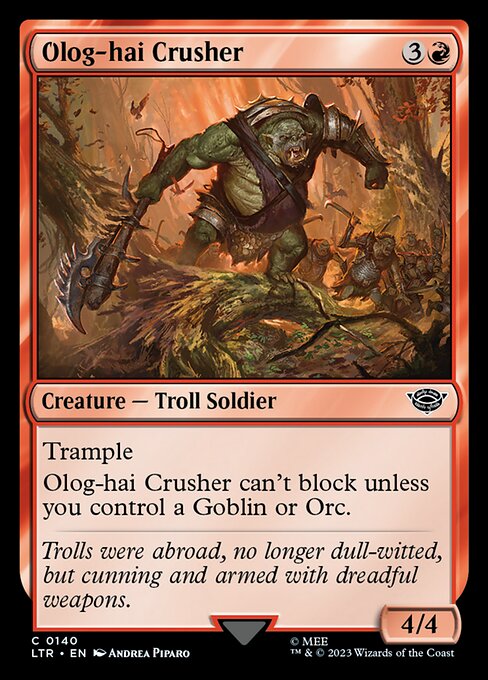 Olog-hai Crusher - The Lord of the Rings: Tales of Middle-earth Common Card