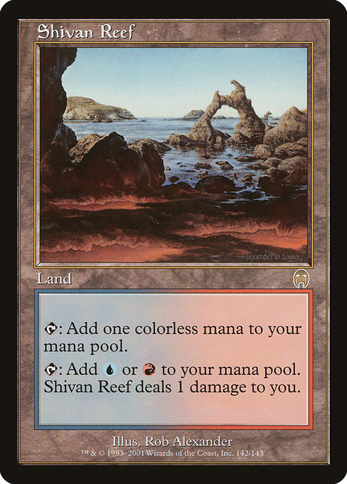 Shivan Reef - Apocalypse Rare Card