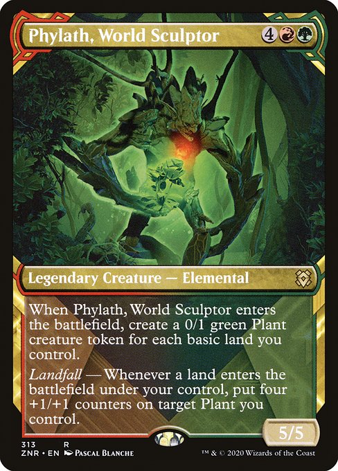 Phylath, World Sculptor - Zendikar Rising Rare Card
