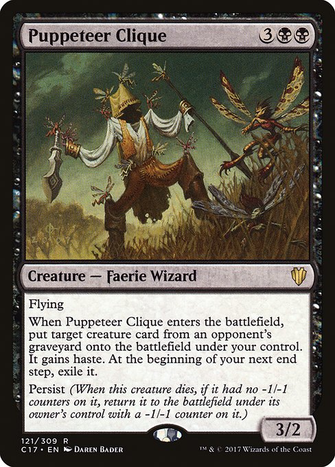 Puppeteer Clique - Commander 2017 Rare Card