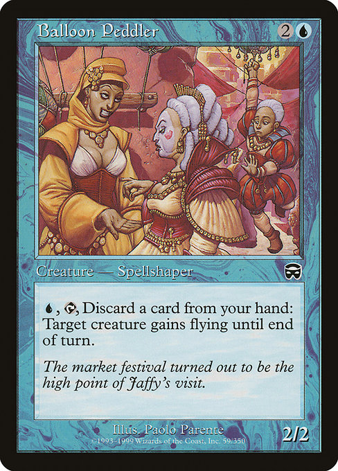 Balloon Peddler - Mercadian Masques Common Card