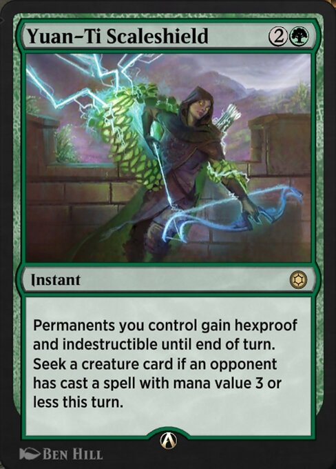 Yuan-Ti Scaleshield - Alchemy Horizons: Baldur's Gate Rare Card