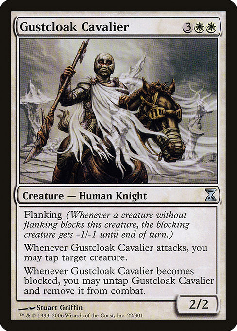 Gustcloak Cavalier - Time Spiral Uncommon Card
