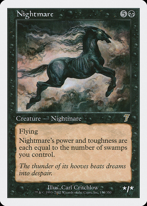 Nightmare - Seventh Edition Rare Card