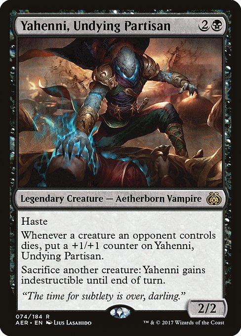 Yahenni, Undying Partisan - Aether Revolt Rare Card