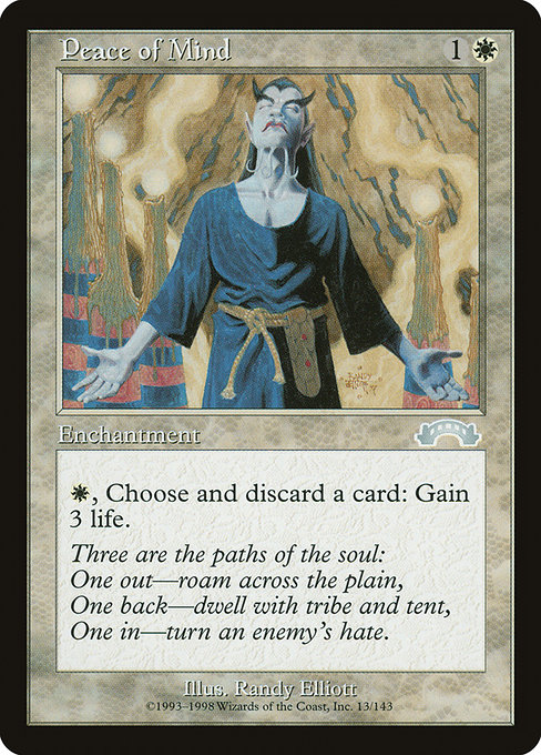 Peace of Mind - Exodus Uncommon Card
