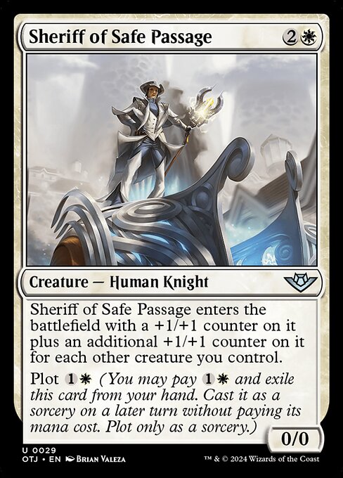 Sheriff of Safe Passage - Outlaws of Thunder Junction Uncommon Card