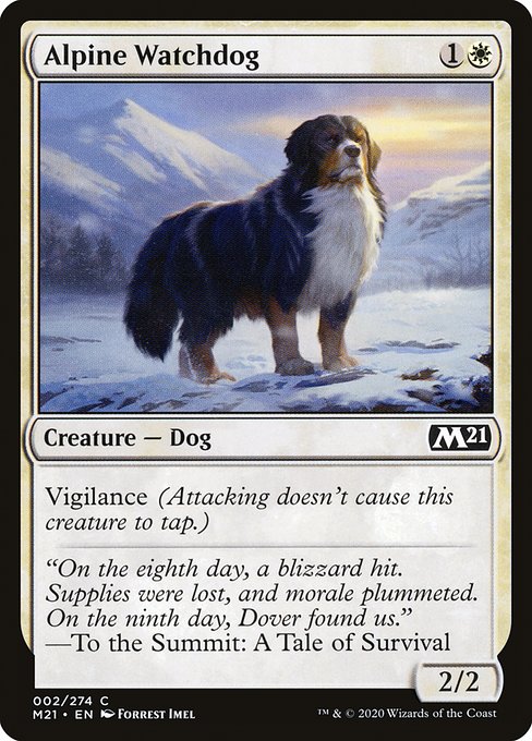 Alpine Watchdog - Core Set 2021 Common Card