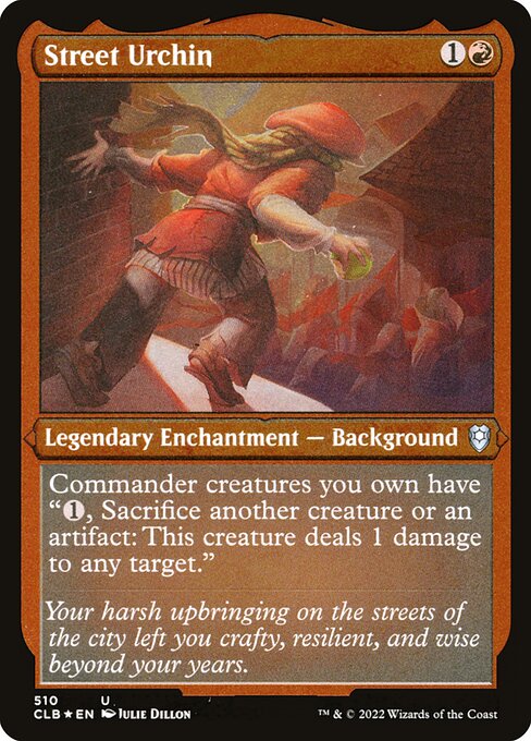Street Urchin - Commander Legends: Battle for Baldur's Gate Uncommon Card