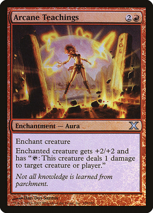 Arcane Teachings - Tenth Edition Uncommon Card