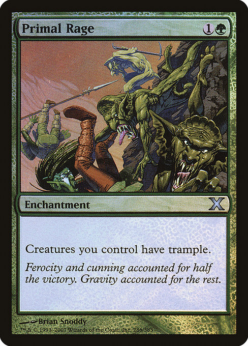 Primal Rage - Tenth Edition Uncommon Card