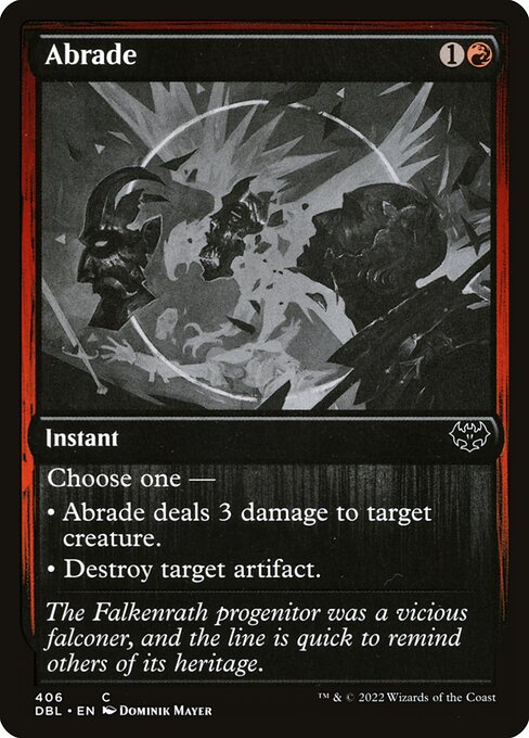 Abrade - Innistrad: Double Feature Common Card