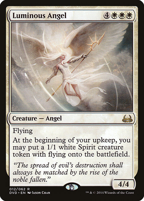 Luminous Angel - Duel Decks Anthology: Divine vs. Demonic Rare Card