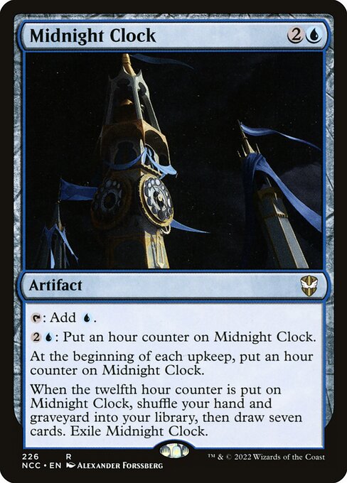 Midnight Clock - New Capenna Commander Rare Card