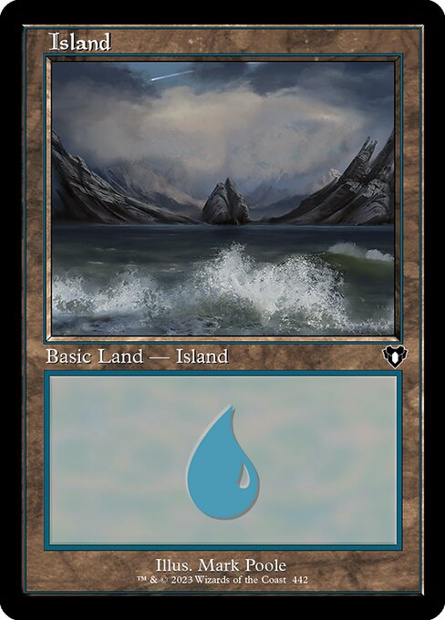 Island - Commander Masters Common Card