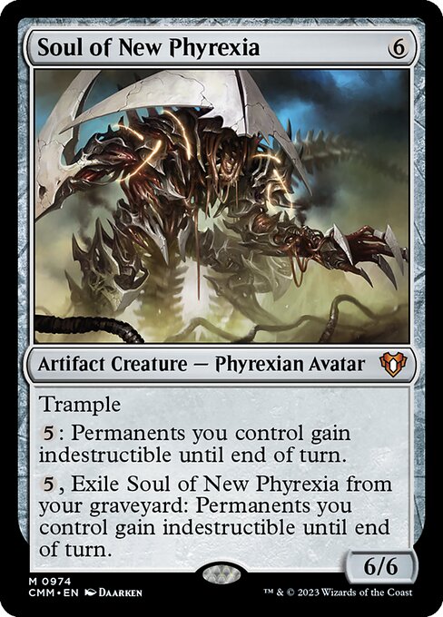 Soul of New Phyrexia - Commander Masters Mythic Card