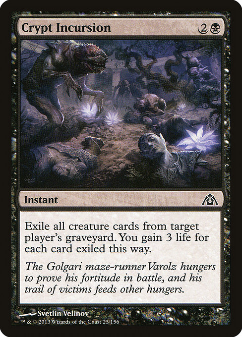 Crypt Incursion - Dragon's Maze Common Card