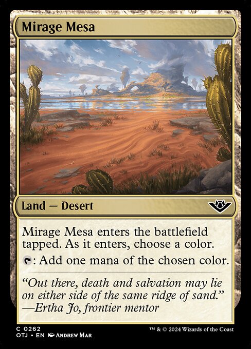 Mirage Mesa - Outlaws of Thunder Junction Common Card