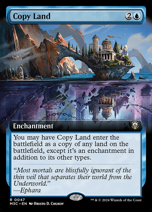 Copy Land - Modern Horizons 3 Commander Rare Card
