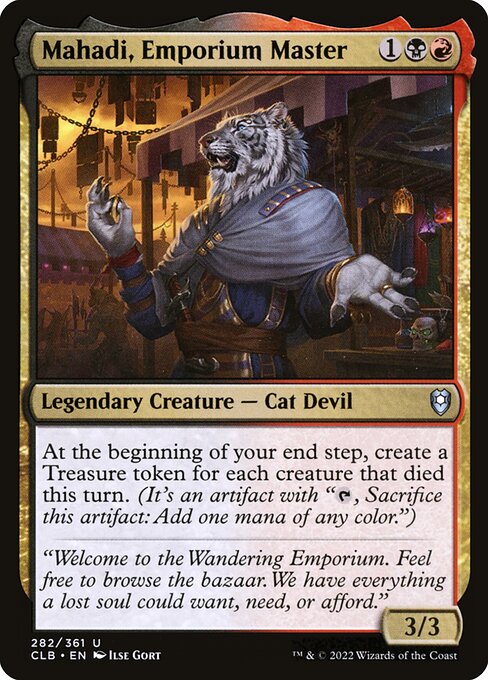 Mahadi, Emporium Master - Commander Legends: Battle for Baldur's Gate Uncommon Card