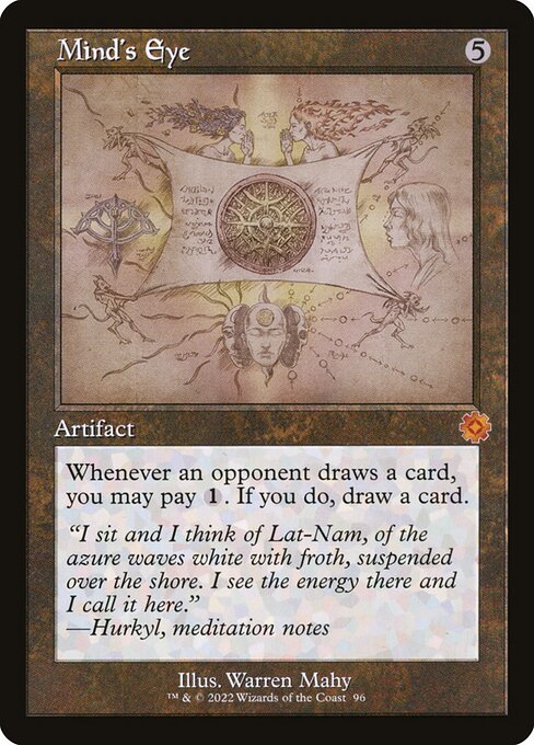 Mind's Eye - The Brothers' War Retro Artifacts Mythic Card