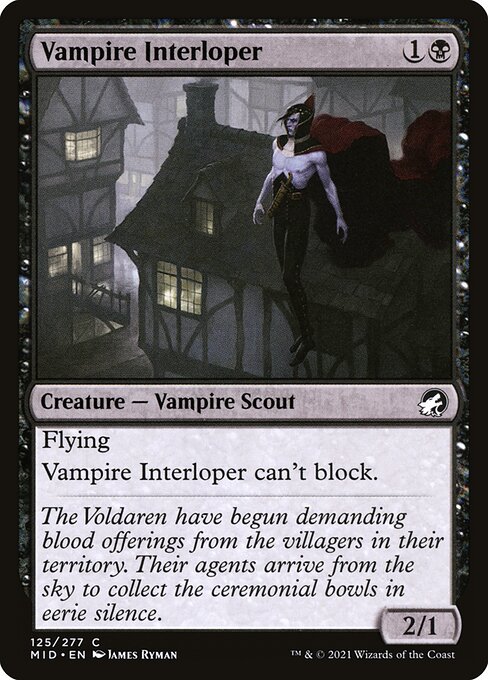 Vampire Interloper - Innistrad: Midnight Hunt Common Card