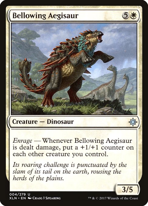 Bellowing Aegisaur - Ixalan Uncommon Card