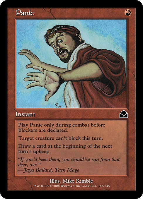 Panic - Masters Edition II Common Card