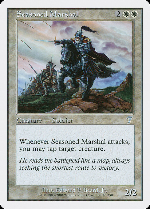 Seasoned Marshal - Seventh Edition Uncommon Card