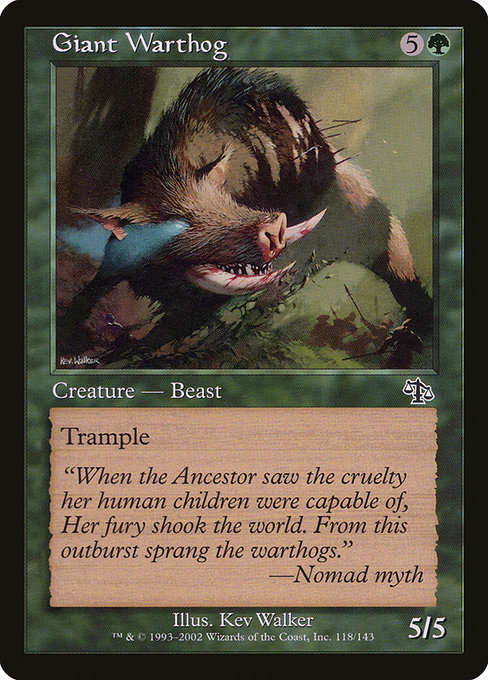 Giant Warthog - Judgment Common Card