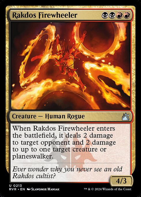 Rakdos Firewheeler - Ravnica Remastered Uncommon Card